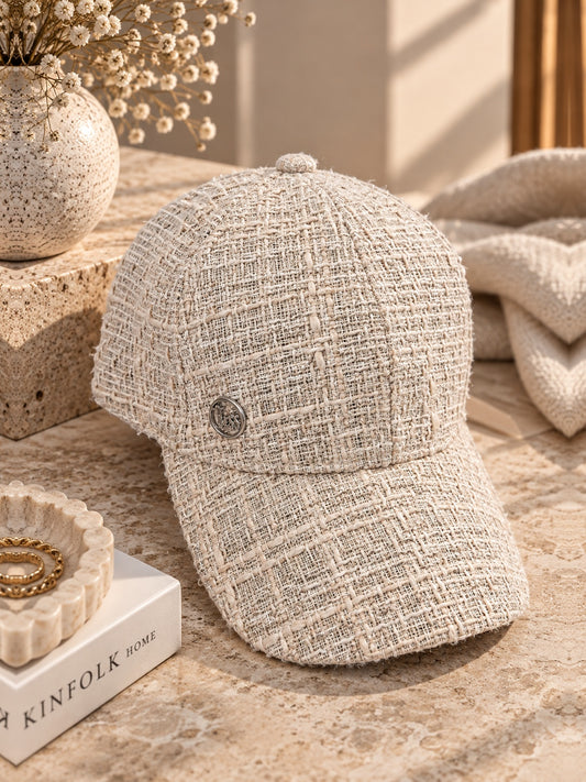Casquette tweed