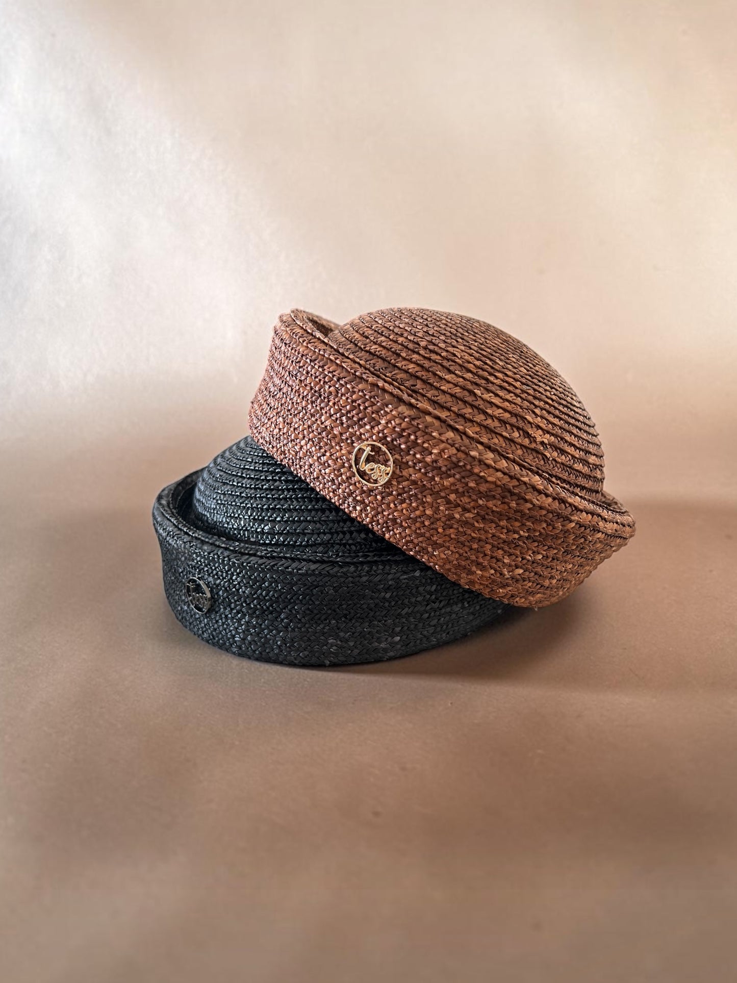 Bonnet béret paille taille unique