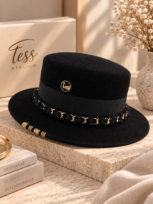 Canotier BLACK & GOLD 🔥