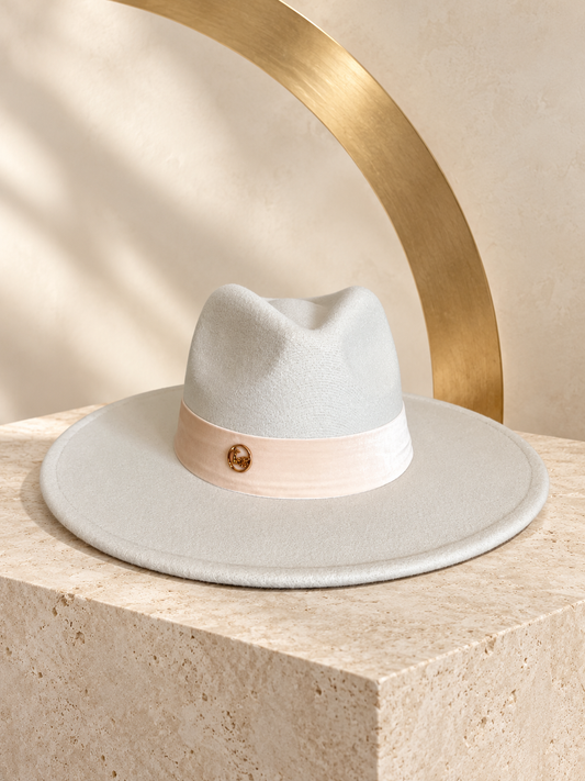Fedora bande velours