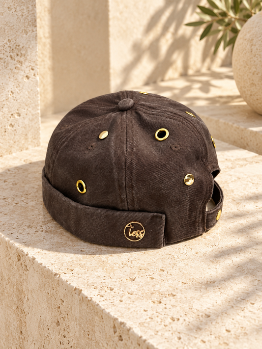Docker marron/doré