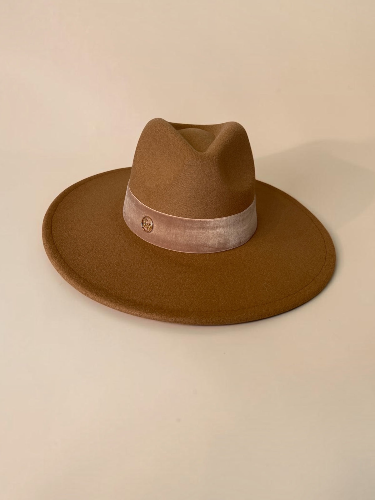 Fedora bande velours