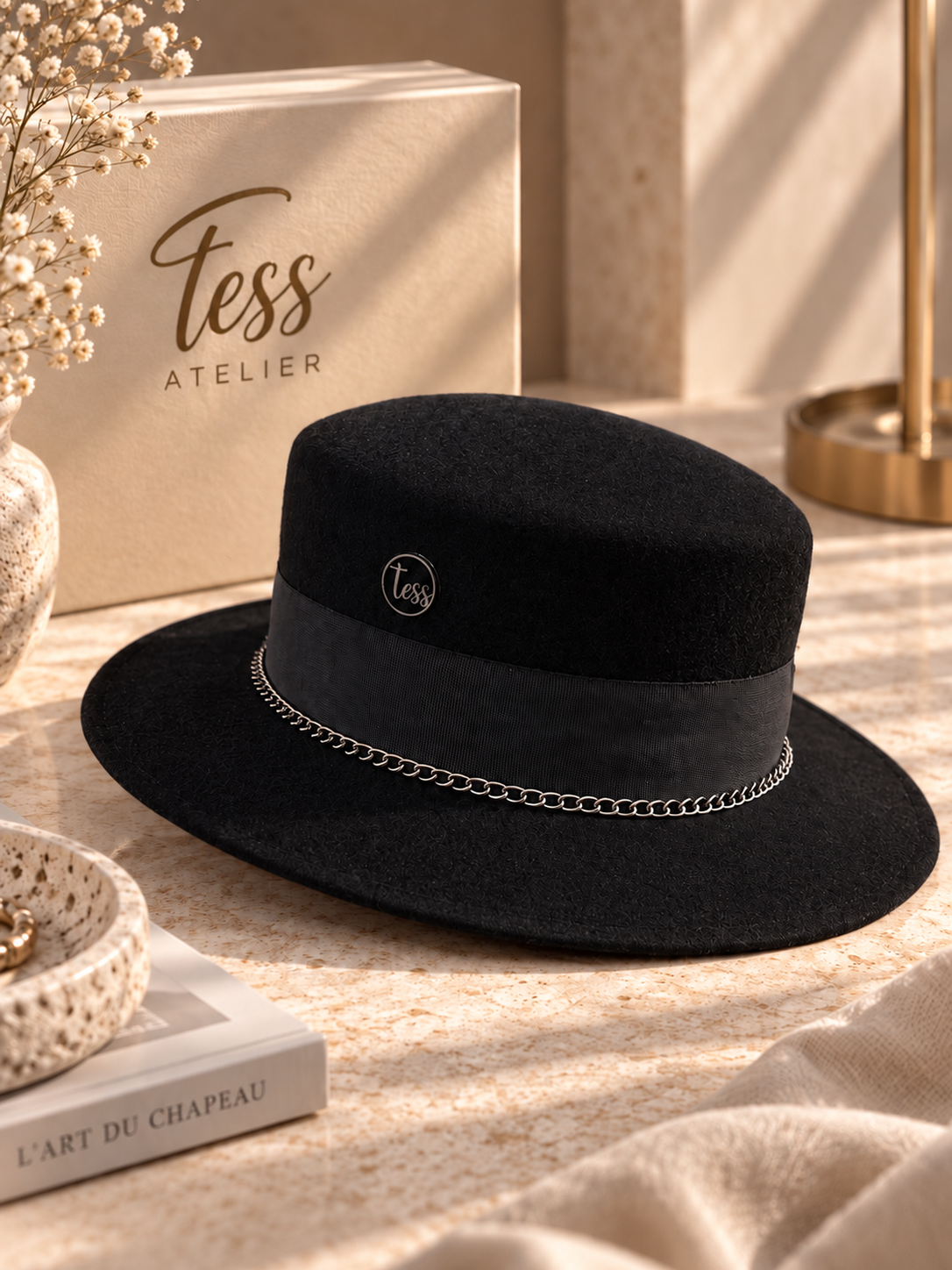 Canotier all black